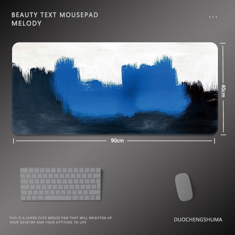 油畫暈染 主題桌墊 布質滑鼠墊-ZUIHANG SHOP