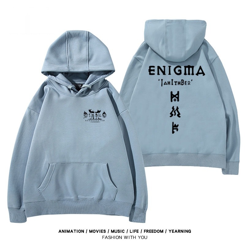 暗黑破壞神 秋冬新款 親子情侶裝連帽衛衣