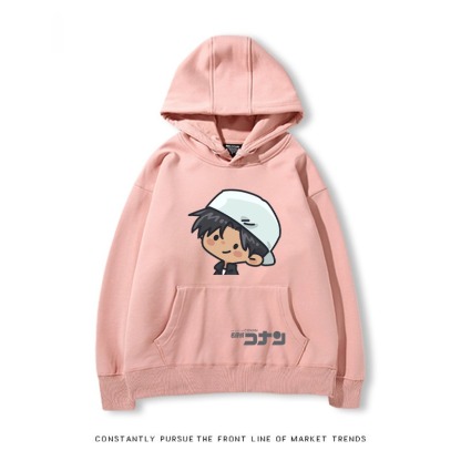 名偵探柯南 秋冬新款 親子情侶裝連帽衛衣