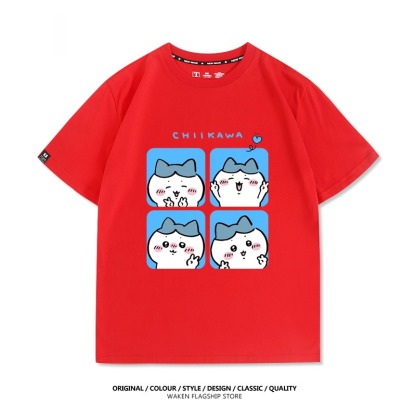 Chiikawa 2025親子情侶男女同款 印花短袖T恤