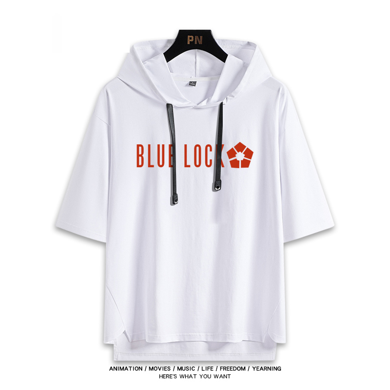 藍色監獄BLUE LOCK 連帽短袖T恤-ZUIHANG SHOP