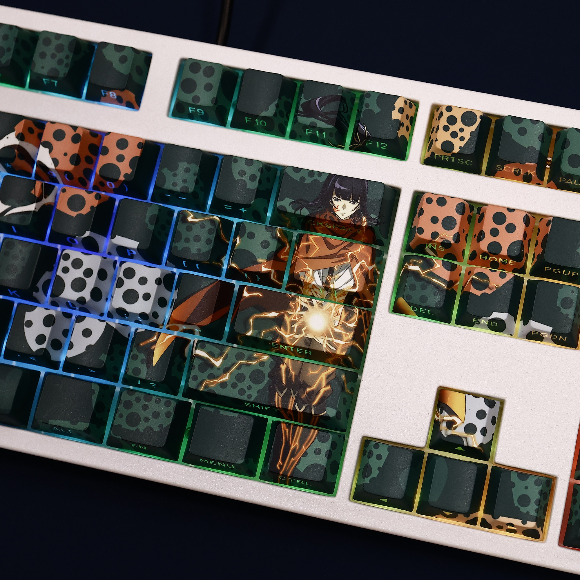 娜貝拉爾伽瑪骨王不死者之王透光RGB108鍵標準配列衛星軸鍵帽-ZUIHANG SHOP