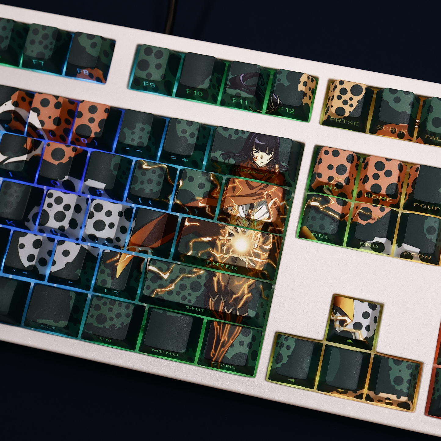 娜貝拉爾伽瑪骨王不死者之王透光RGB108鍵標準配列衛星軸鍵帽-ZUIHANG SHOP