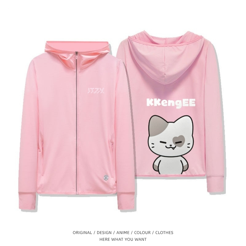 ITZY TWINZY 夏季通勤冰絲速乾涼感防曬外套