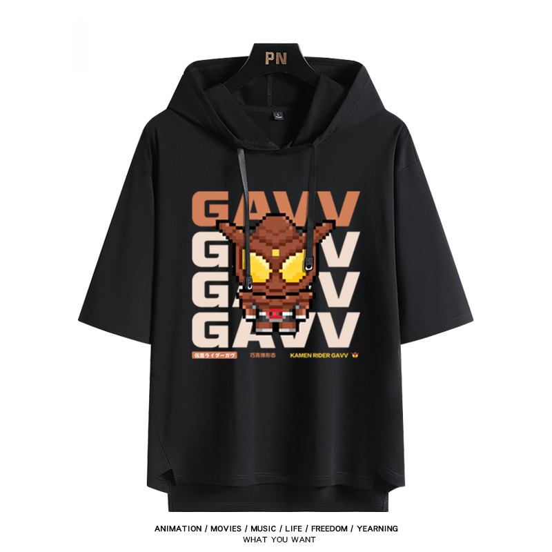 假面動漫騎士 連帽短袖T恤-ZUIHANG SHOP