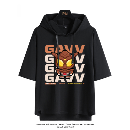 假面動漫騎士 連帽短袖T恤-ZUIHANG SHOP