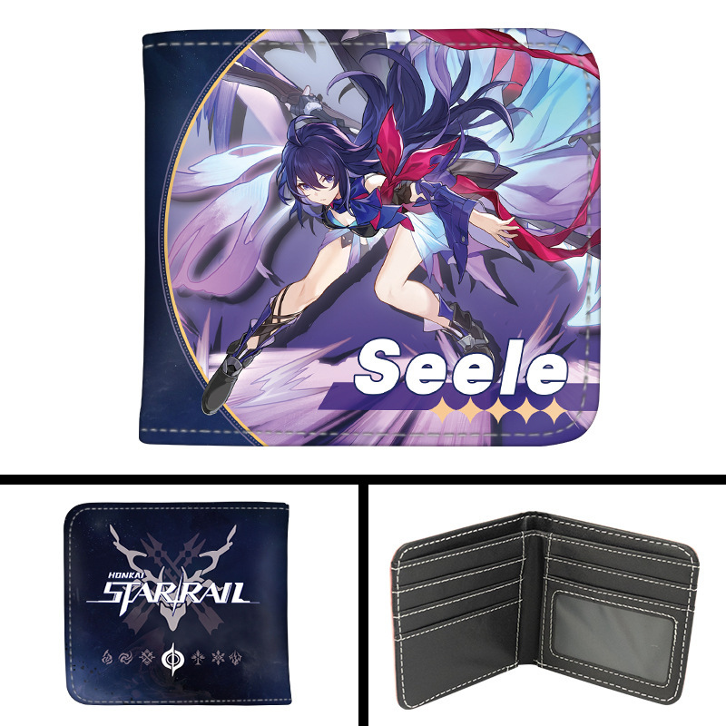 星穹鐵道Q版動漫周邊pu皮革短錢包-ZUIHANG SHOP