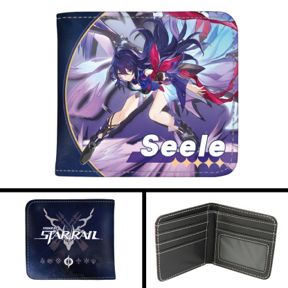 星穹鐵道Q版動漫周邊pu皮革短錢包-ZUIHANG SHOP