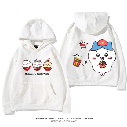 Chiikawa新款 親子情侶男女款連帽衛衣-ZUIHANG SHOP