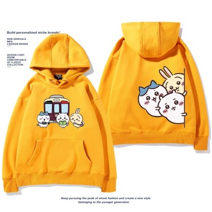 Chiikawa新款 親子情侶男女款連帽衛衣-ZUIHANG SHOP