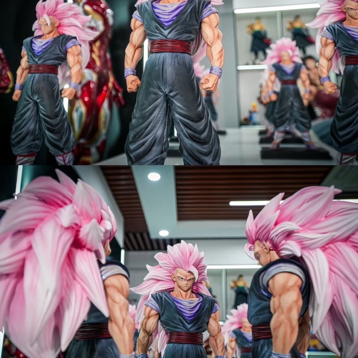 星軌 七龍珠 桃紅超三悟空 36cm