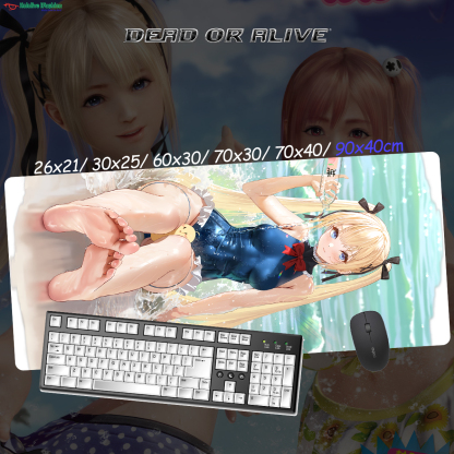生死格鬥系列 超大鎖邊主題桌墊 布質滑鼠墊