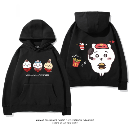 Chiikawa新款 親子情侶男女款連帽衛衣-ZUIHANG SHOP