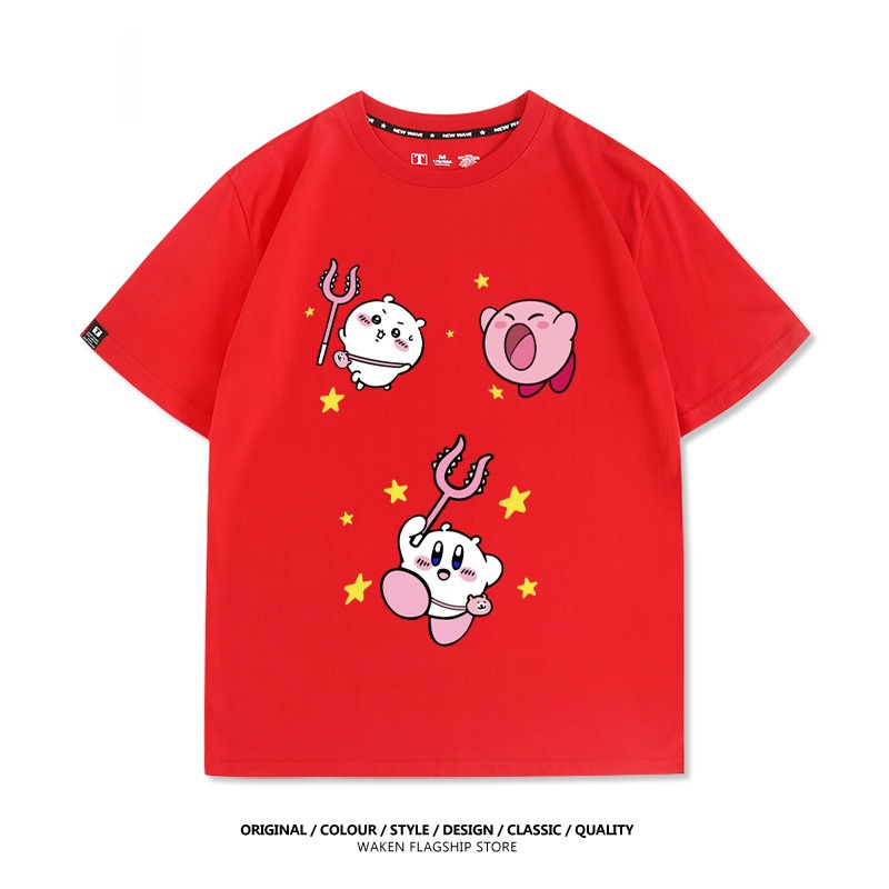 Chiikawa 2025親子情侶男女同款 印花短袖T恤