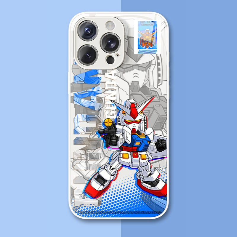 機動戰士鋼彈新款高清全包防摔玻璃殼-ZUIHANG SHOP