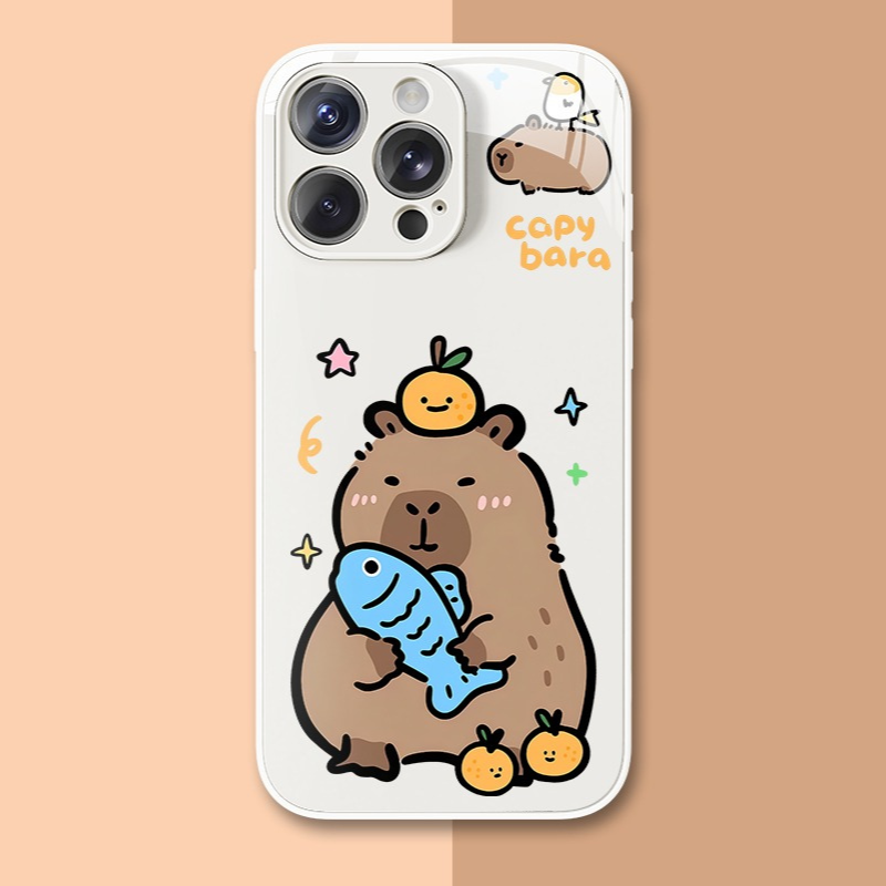 卡皮巴拉新款高清全包防摔玻璃殼-ZUIHANG SHOP