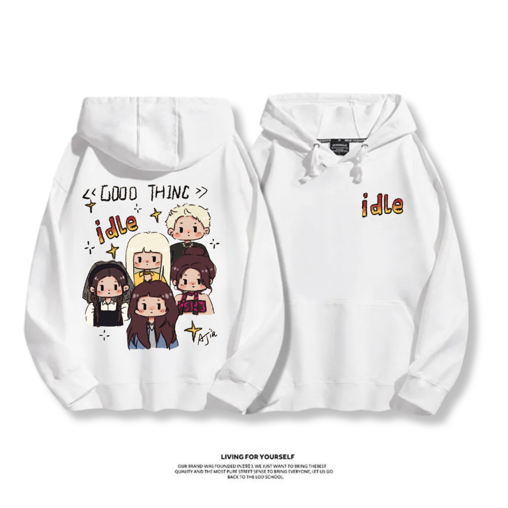 (G)I-DLE 2025秋冬新款 親子情侶男女連帽衛衣