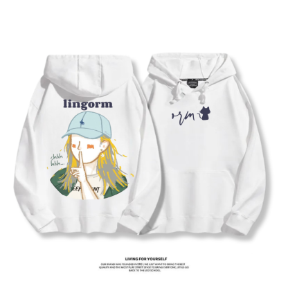 LINGORM 2025秋冬新款 親子情侶男女連帽衛衣