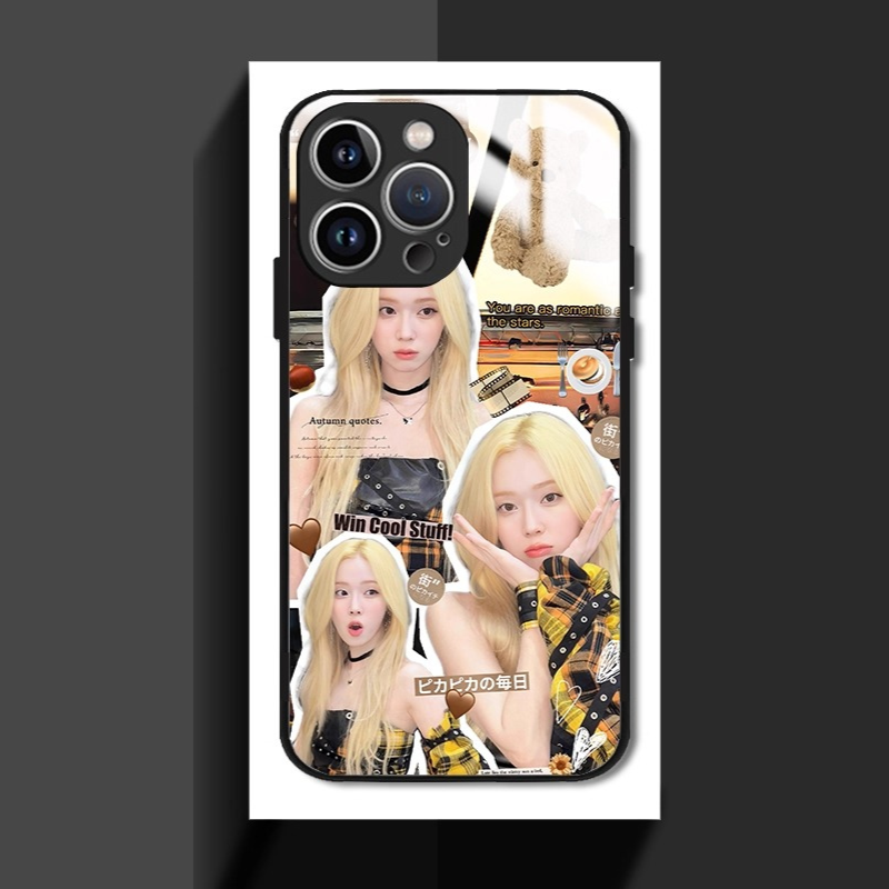 Aespa新款高清全包防摔玻璃殼