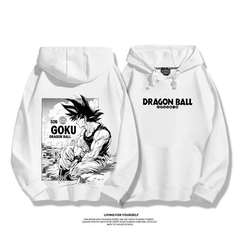 七龍珠 秋冬新款 親子情侶裝連帽衛衣