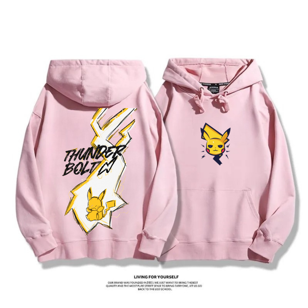寶可夢 秋冬新款聯名親子情侶裝 連帽衛衣