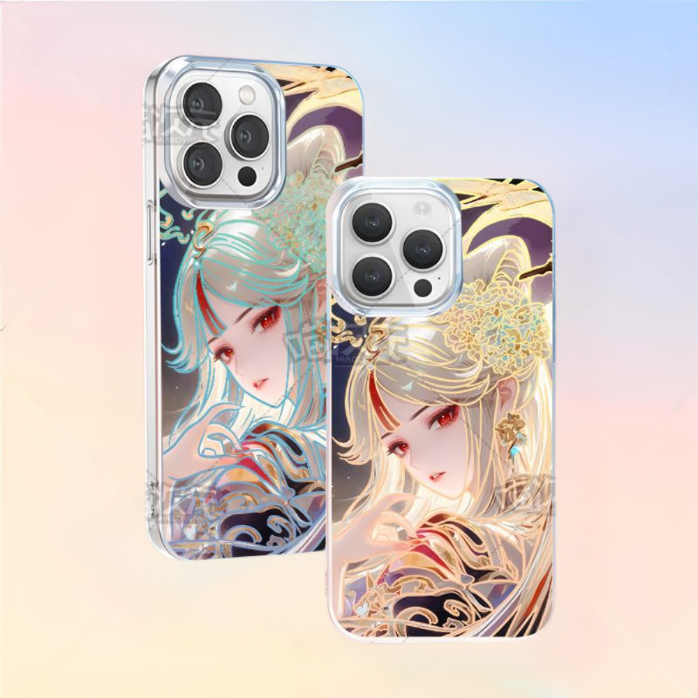 原神極光金漸變防摔手機殼