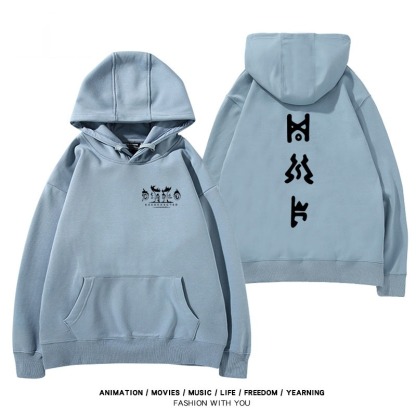 暗黑破壞神 秋冬新款 親子情侶裝連帽衛衣