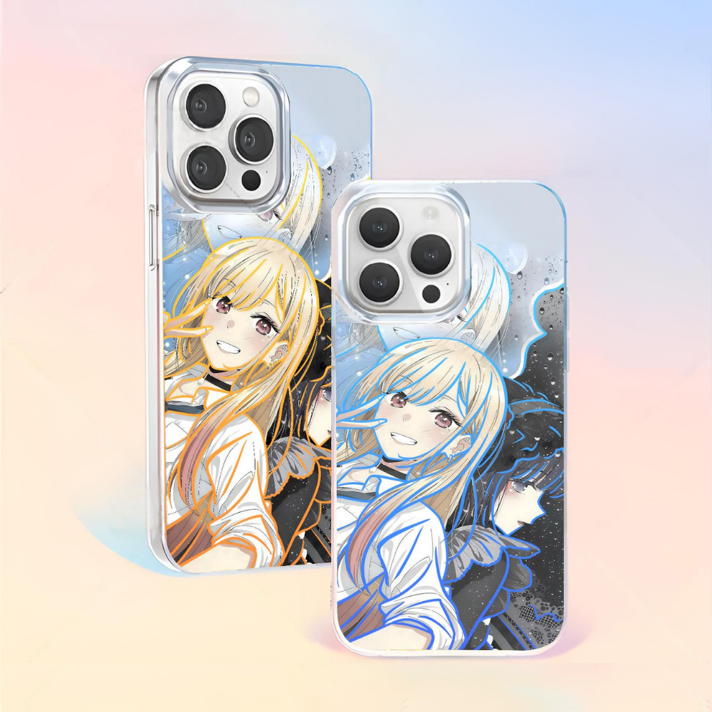 戀上換裝娃娃極光金手機殼