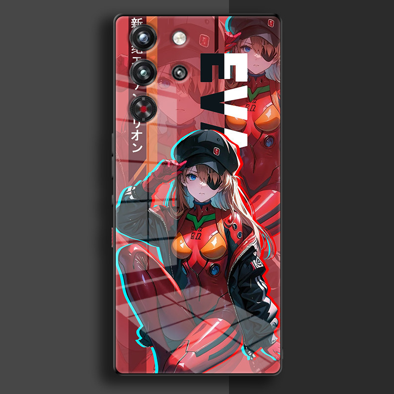 紅魔新世紀福音戰士EVA鋼化玻璃手機殼