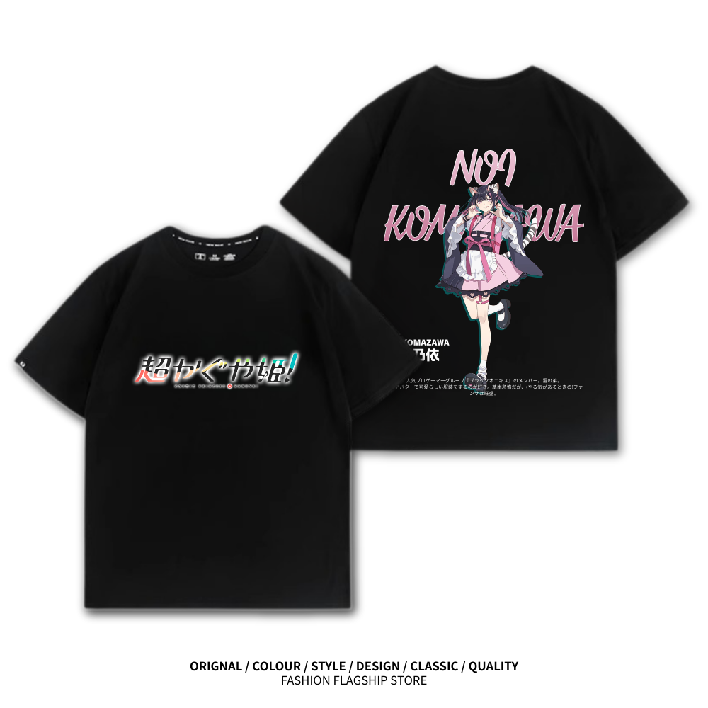 超時空輝耀姬 動漫主題印花短袖T恤