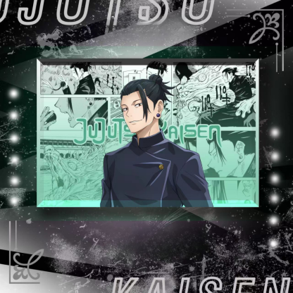 咒術迴戰透光水晶磚 附贈發光底座