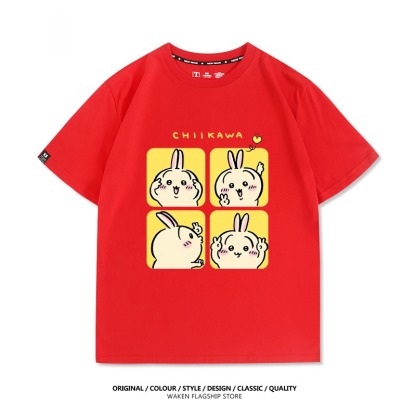 Chiikawa 2025親子情侶男女同款 印花短袖T恤