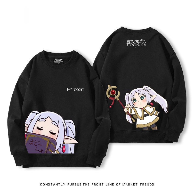 葬送的芙莉蓮 秋冬新款 親子情侶裝圓領長袖