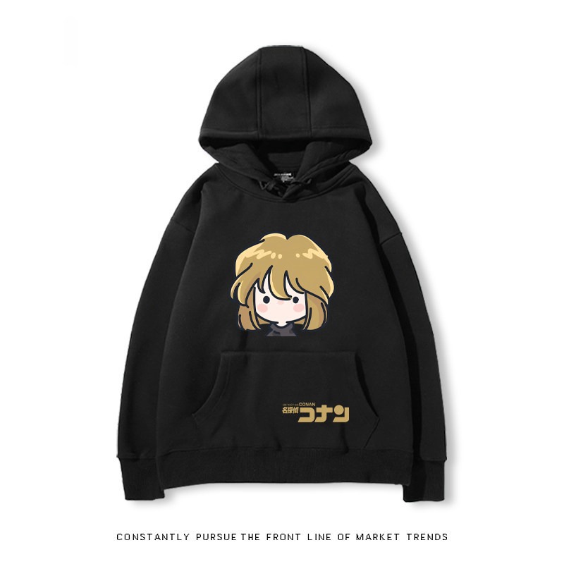 名偵探柯南 秋冬新款 親子情侶裝連帽衛衣