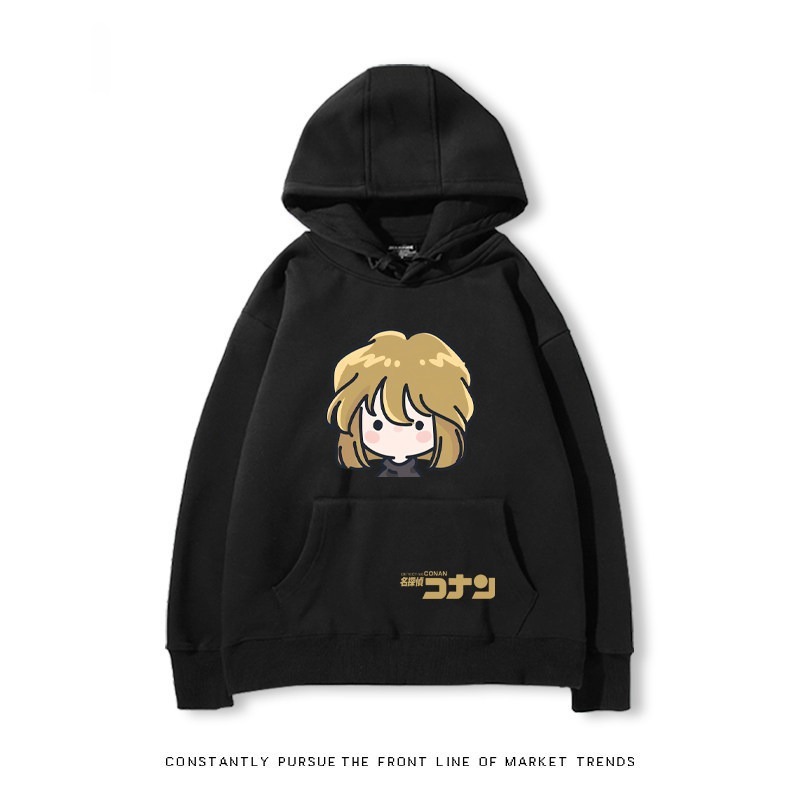 名偵探柯南 秋冬新款 親子情侶裝連帽衛衣