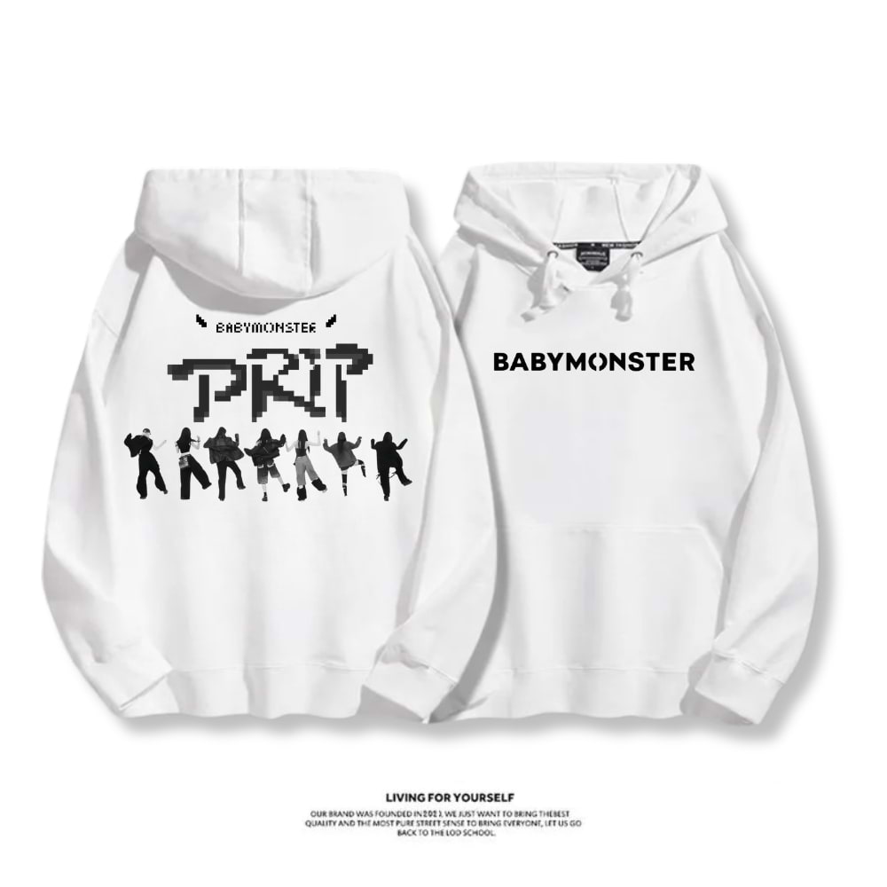 BABYMONSTER 2025秋冬新款 親子情侶男女連帽衛衣