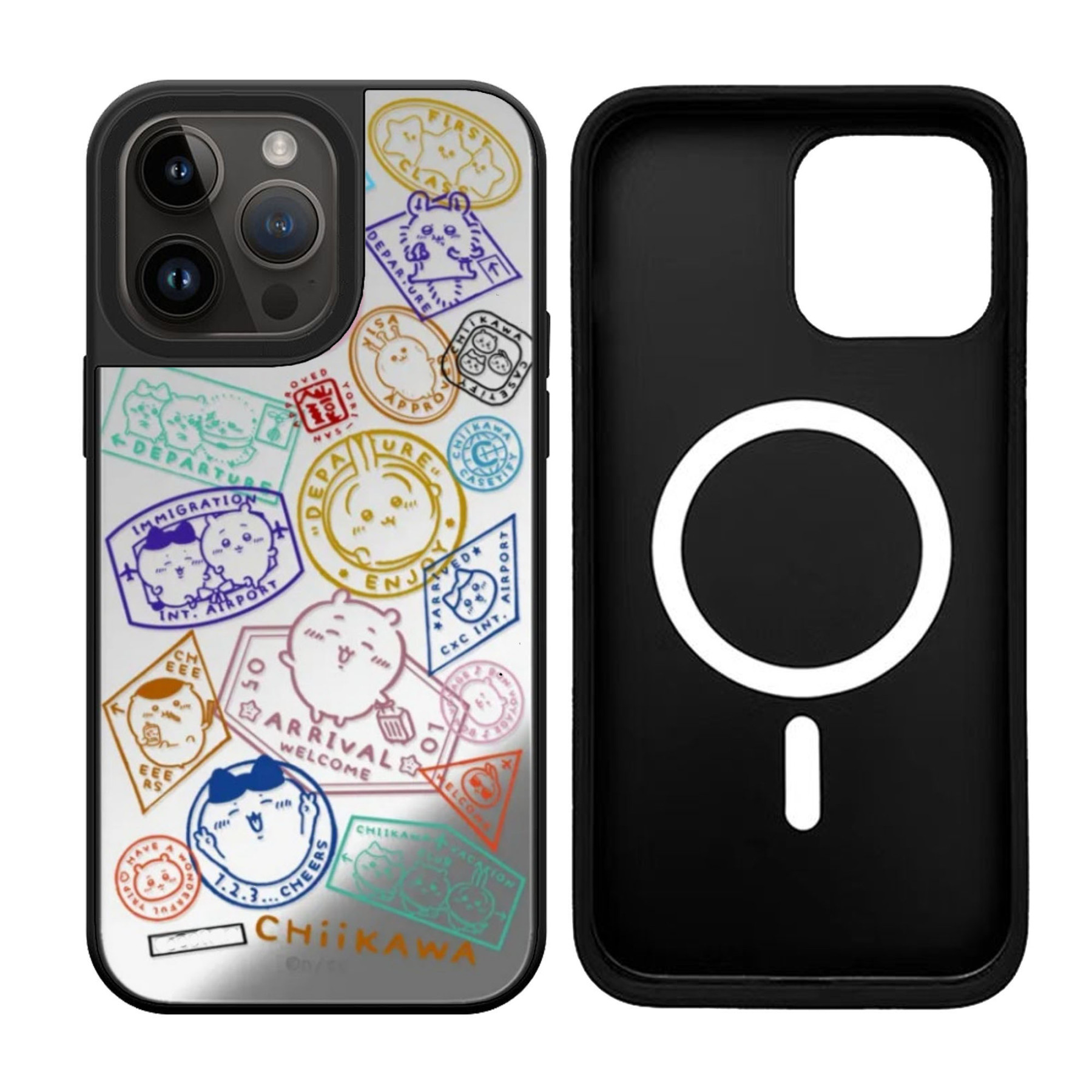 Chiikawa MagSafe 兼容鏡面強韌防摔手機殼