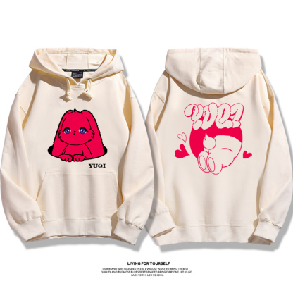 GIDLE 2025秋冬新款 親子情侶男女連帽衛衣