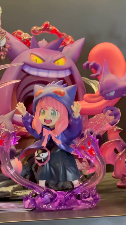 安妮亞COS耿鬼 限量版 神奇寶貝模型