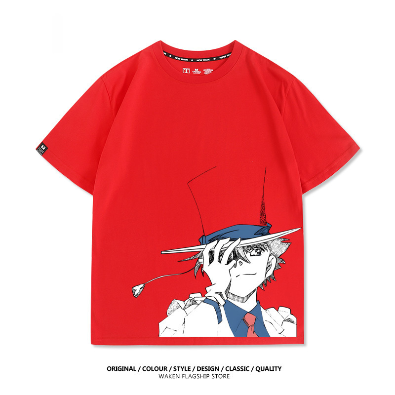 怪盜基德 2025親子情侶男女同款 印花短袖T恤