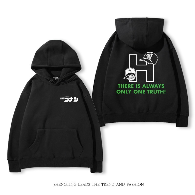 名偵探柯南 2025秋冬新款 親子情侶裝連帽衛衣