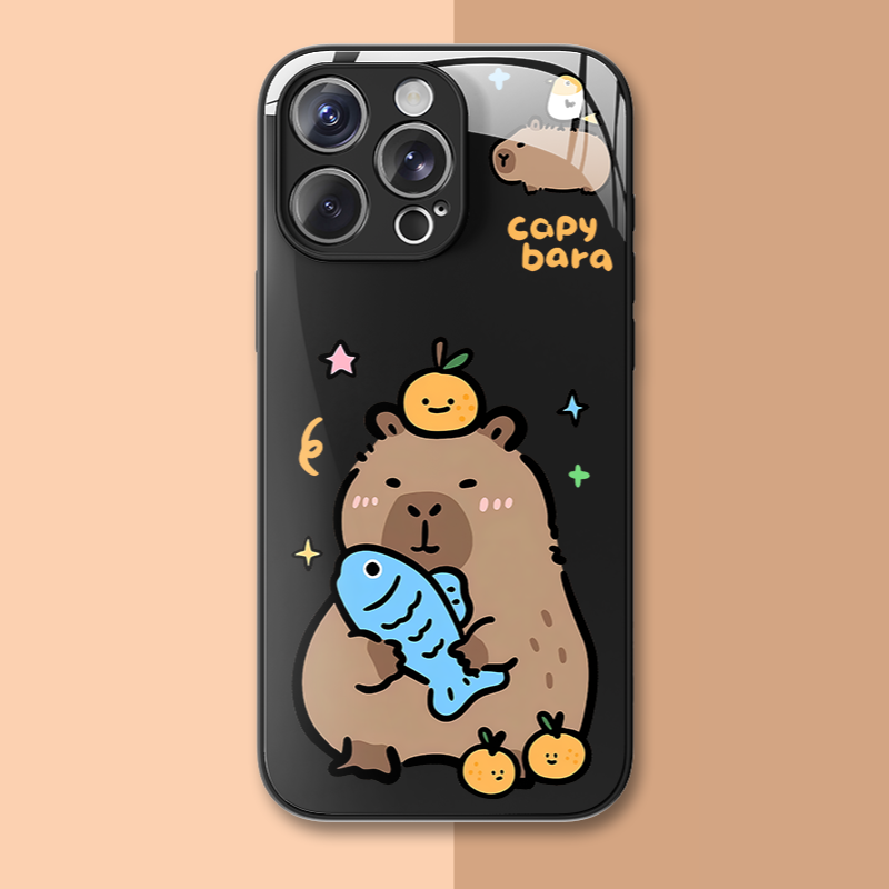 卡皮巴拉新款高清全包防摔玻璃殼-ZUIHANG SHOP