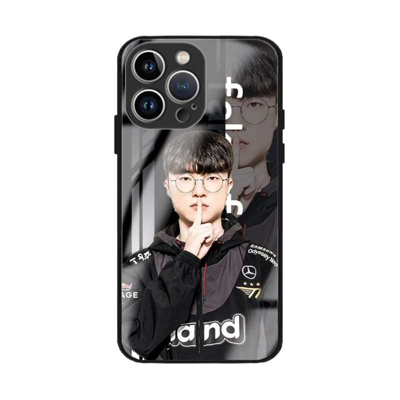 Faker五冠王新款高清全包防摔玻璃殼-ZUIHANG SHOP