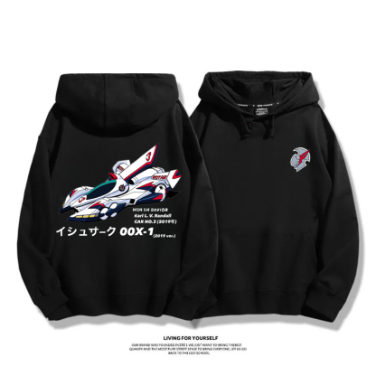 閃電霹靂車新款 親子情侶男女款連帽衛衣