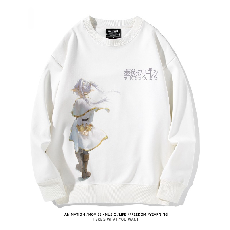 葬送的芙莉蓮 秋冬新款 親子情侶裝圓領長袖