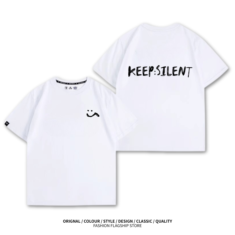 LINGORM 2025親子情侶男女同款 印花短袖T恤