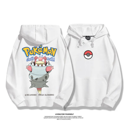 寶可夢 超級進化 2025秋冬新款 親子情侶男女連帽衛衣