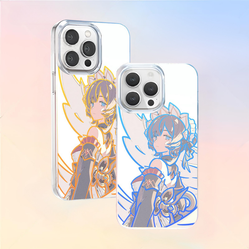 原神極光金漸變防摔手機殼