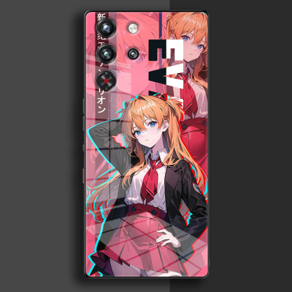 紅魔新世紀福音戰士EVA鋼化玻璃手機殼