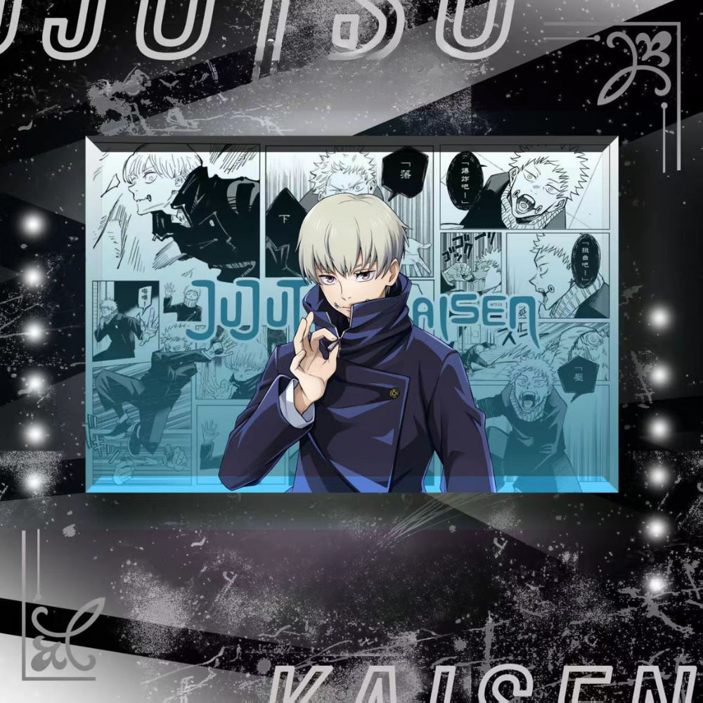 咒術迴戰透光水晶磚 附贈發光底座